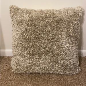 2 Beige/Taupe Euro Pillows